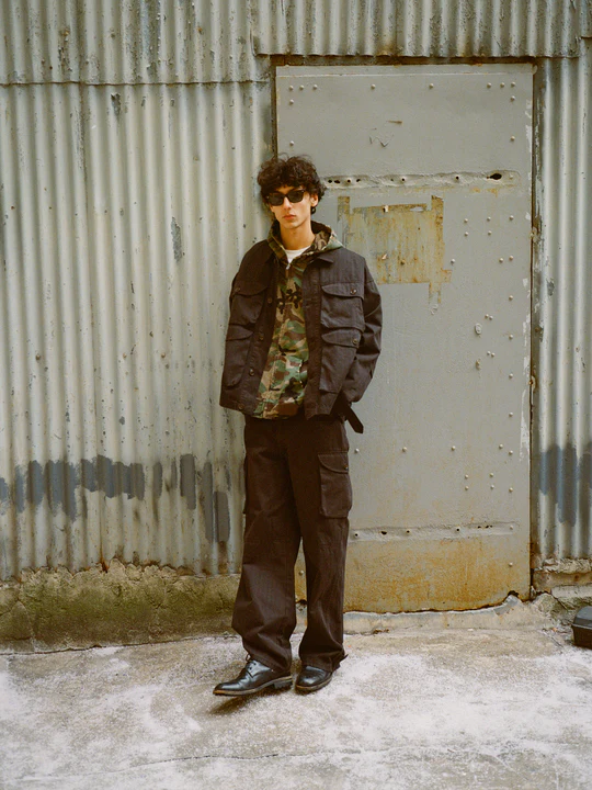 Washed Camouflage Zip Hoodie - Image 11