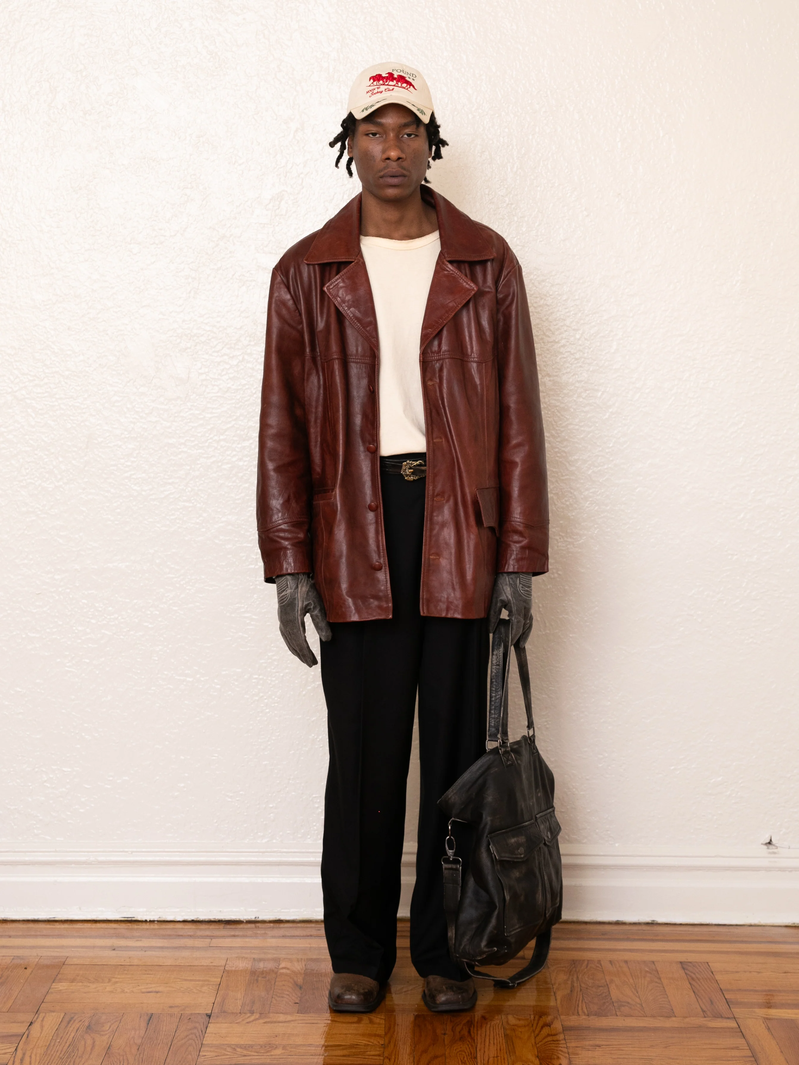 Western Oversized Leather Blazer - Image 7