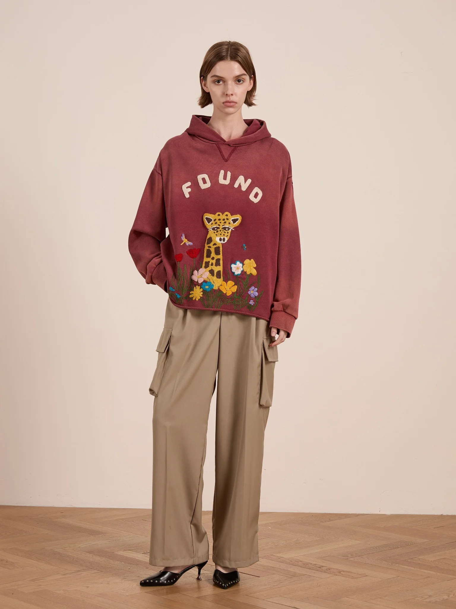 Embroidered Wildlife Hoodie - Image 10