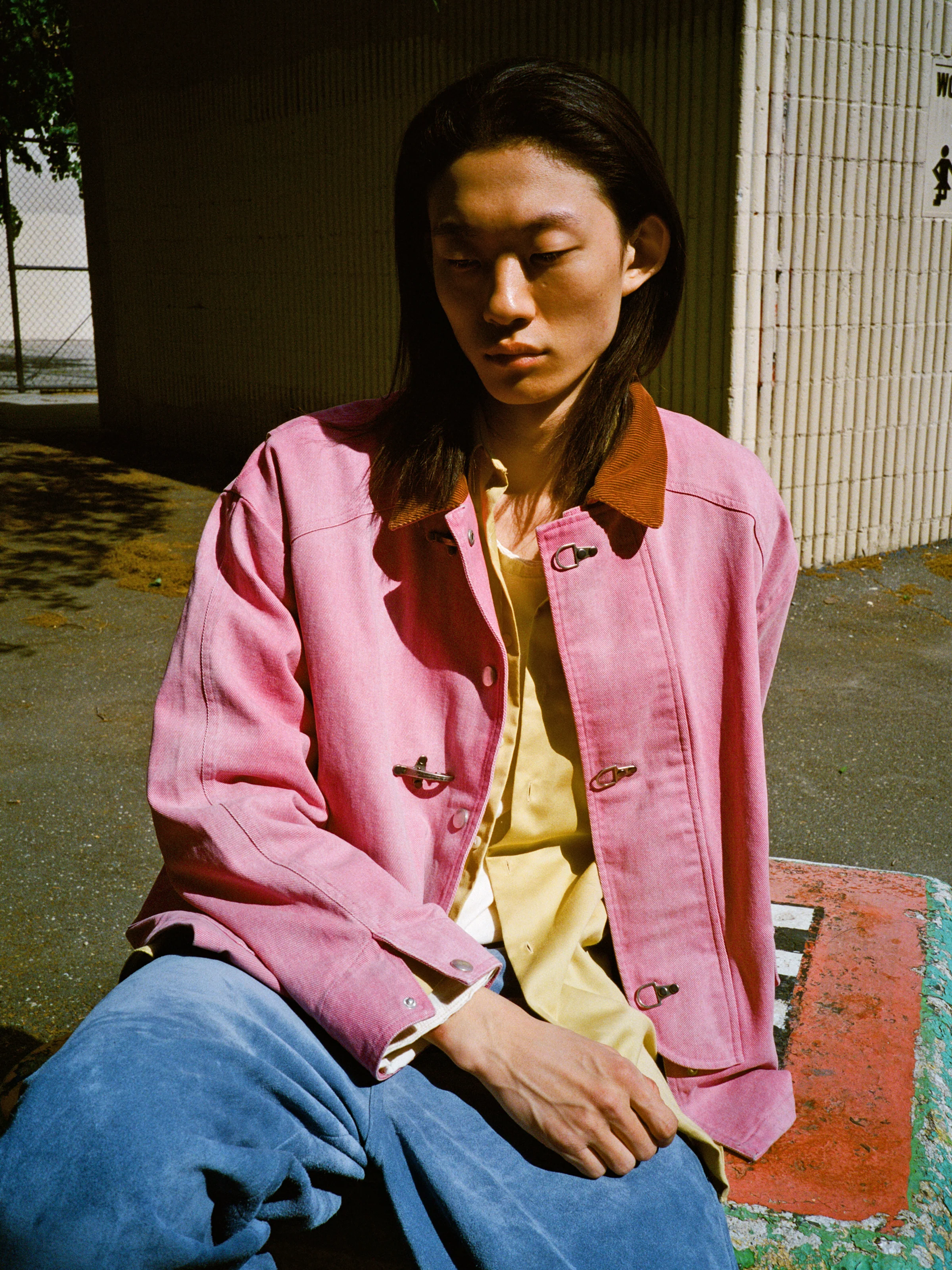 Washed Fireman Clasp Workshop Jacket - Image 2
