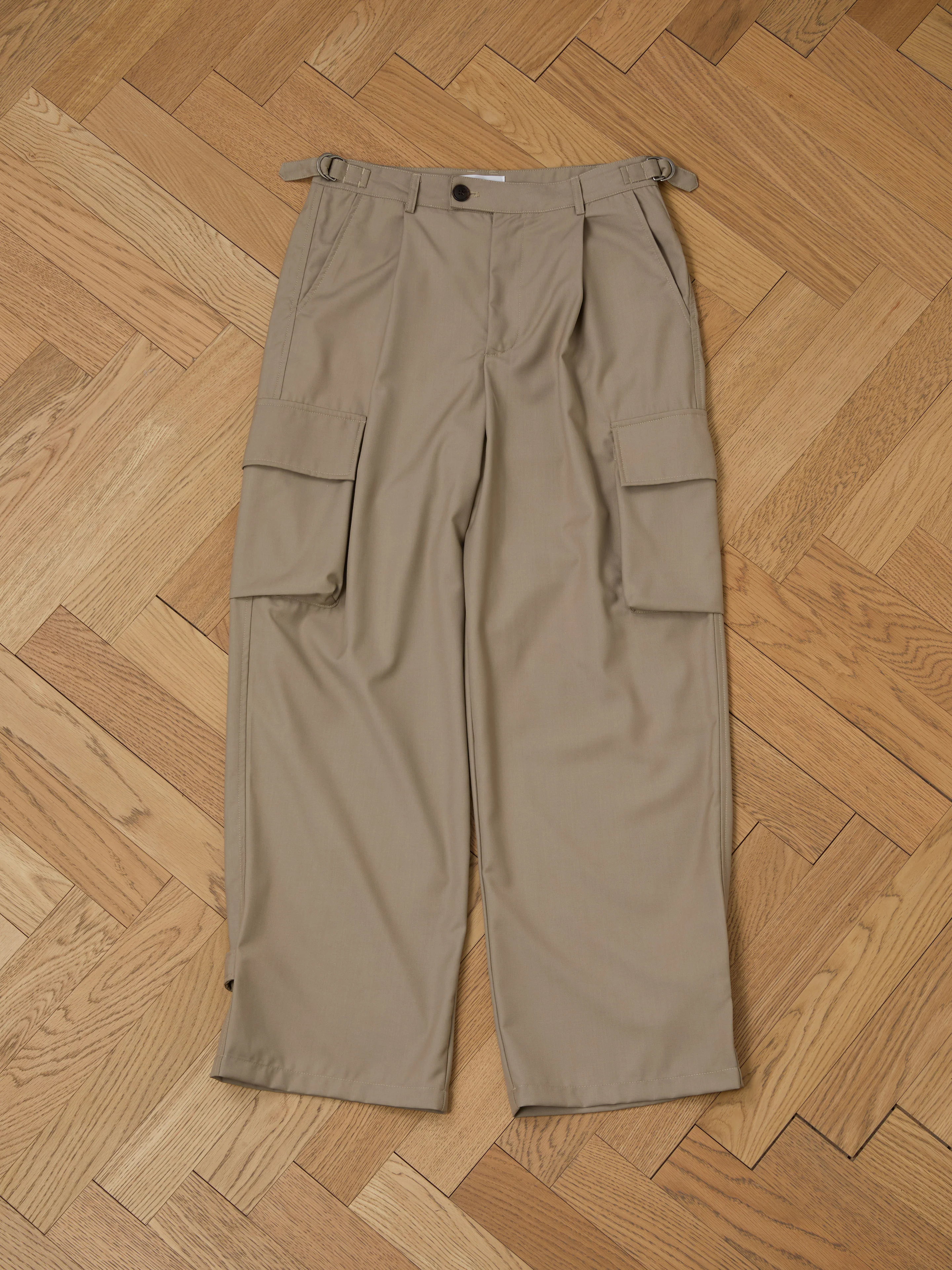 Hava Pleated Cargo Trousers - Image 4
