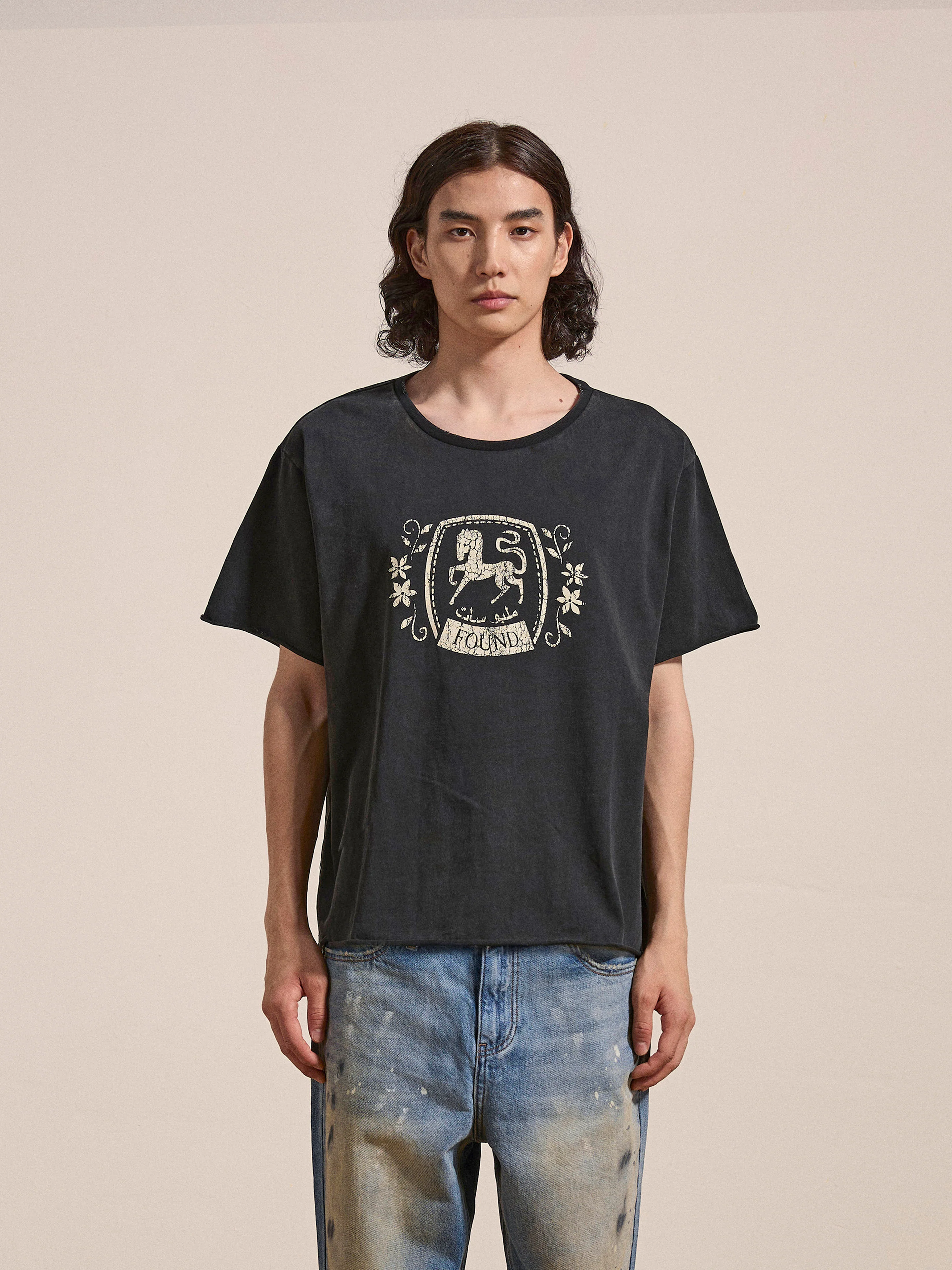 Horse Logo Print Tee