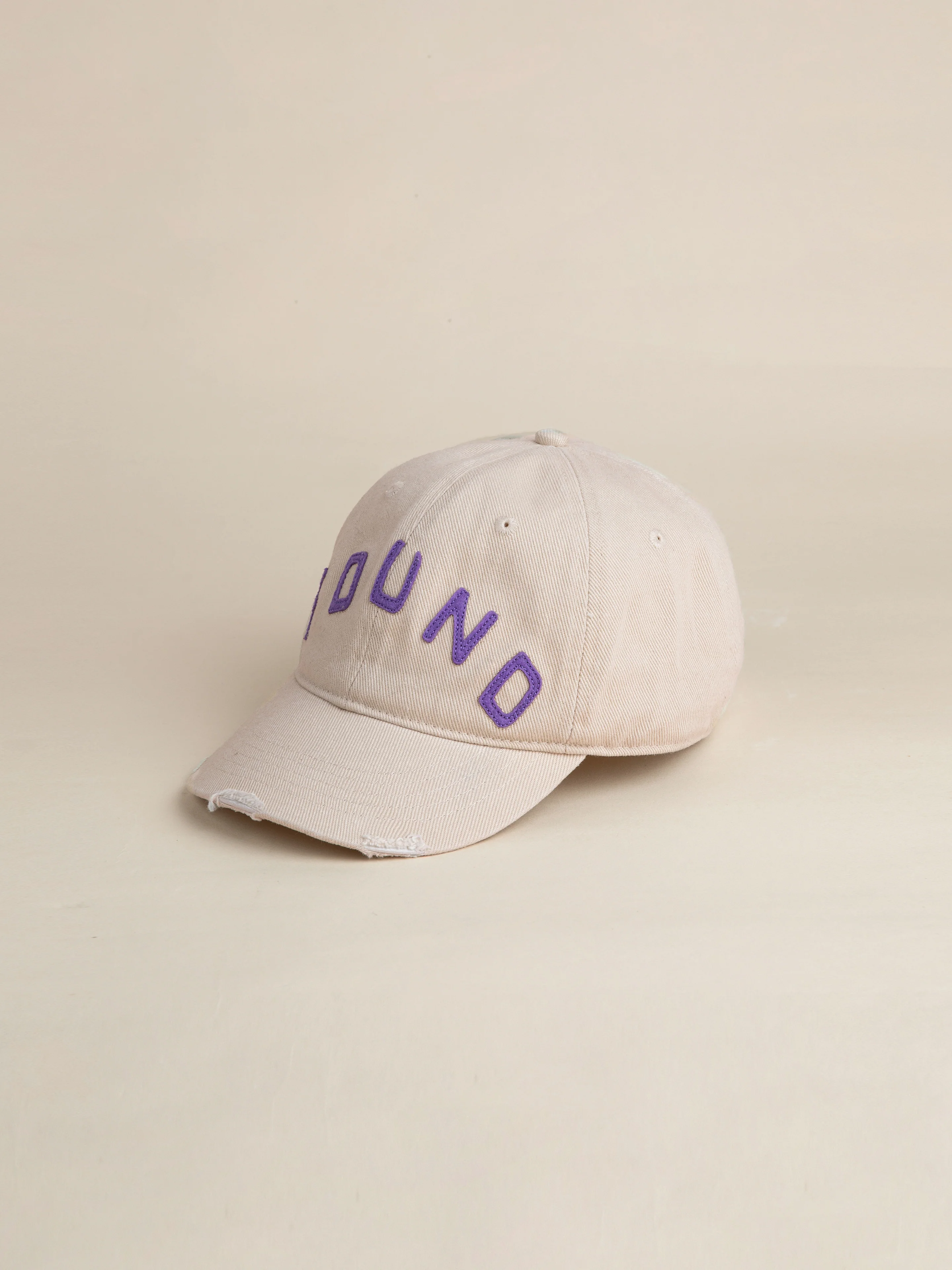 Ivory Felt Patch Cap - Image 8