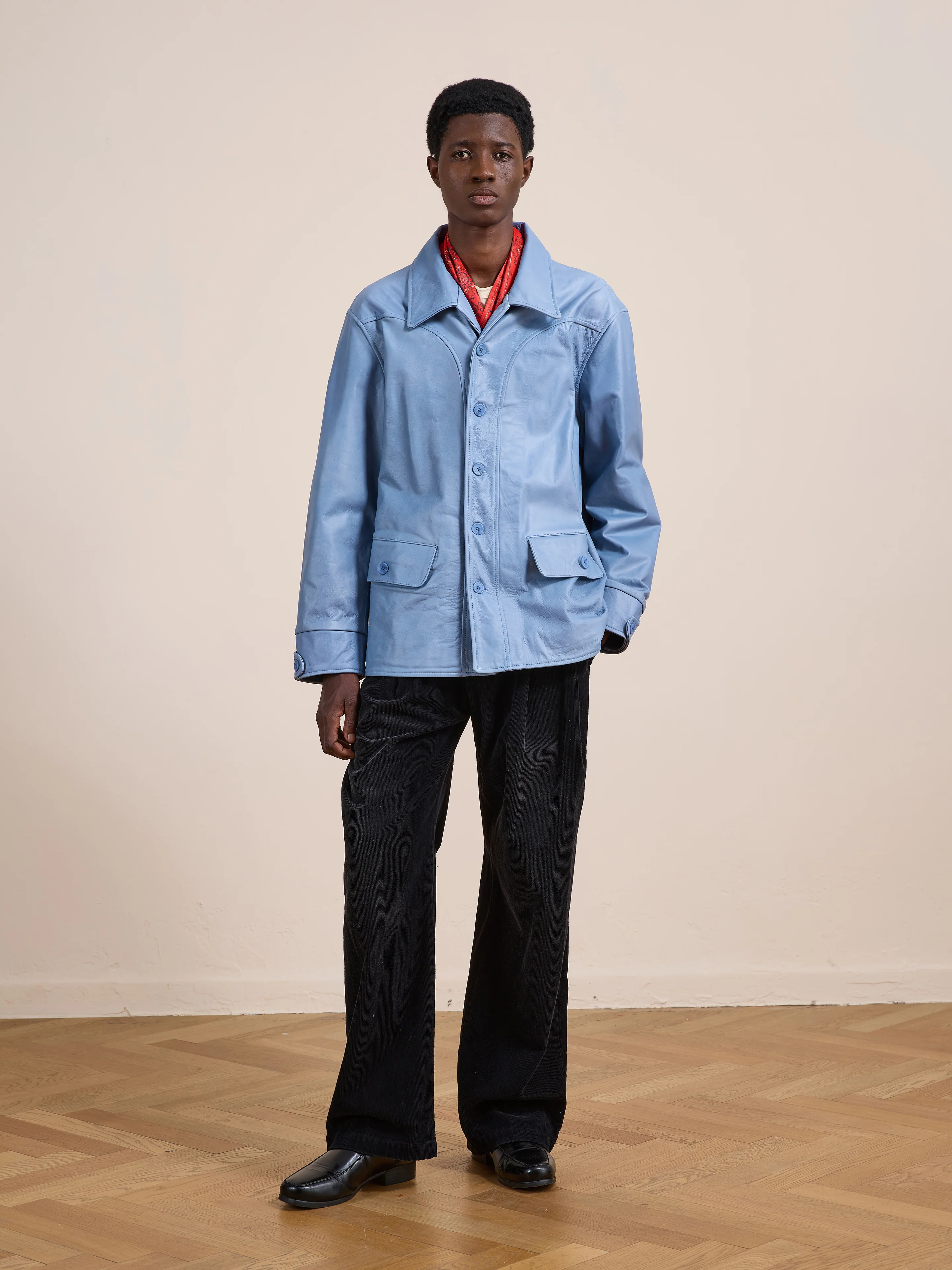 Leather Field Jacket - Image 12