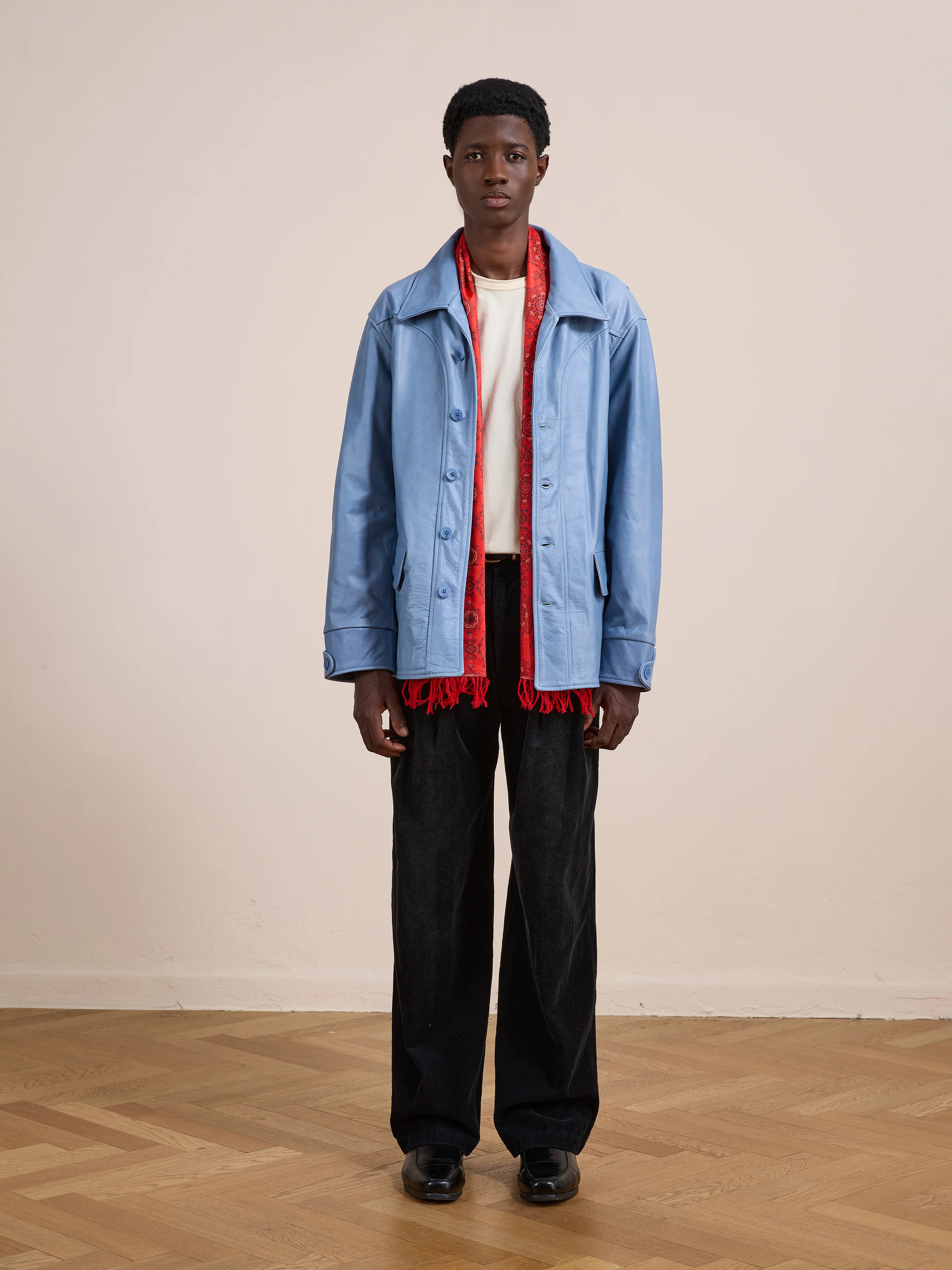 Leather Field Jacket - Image 15