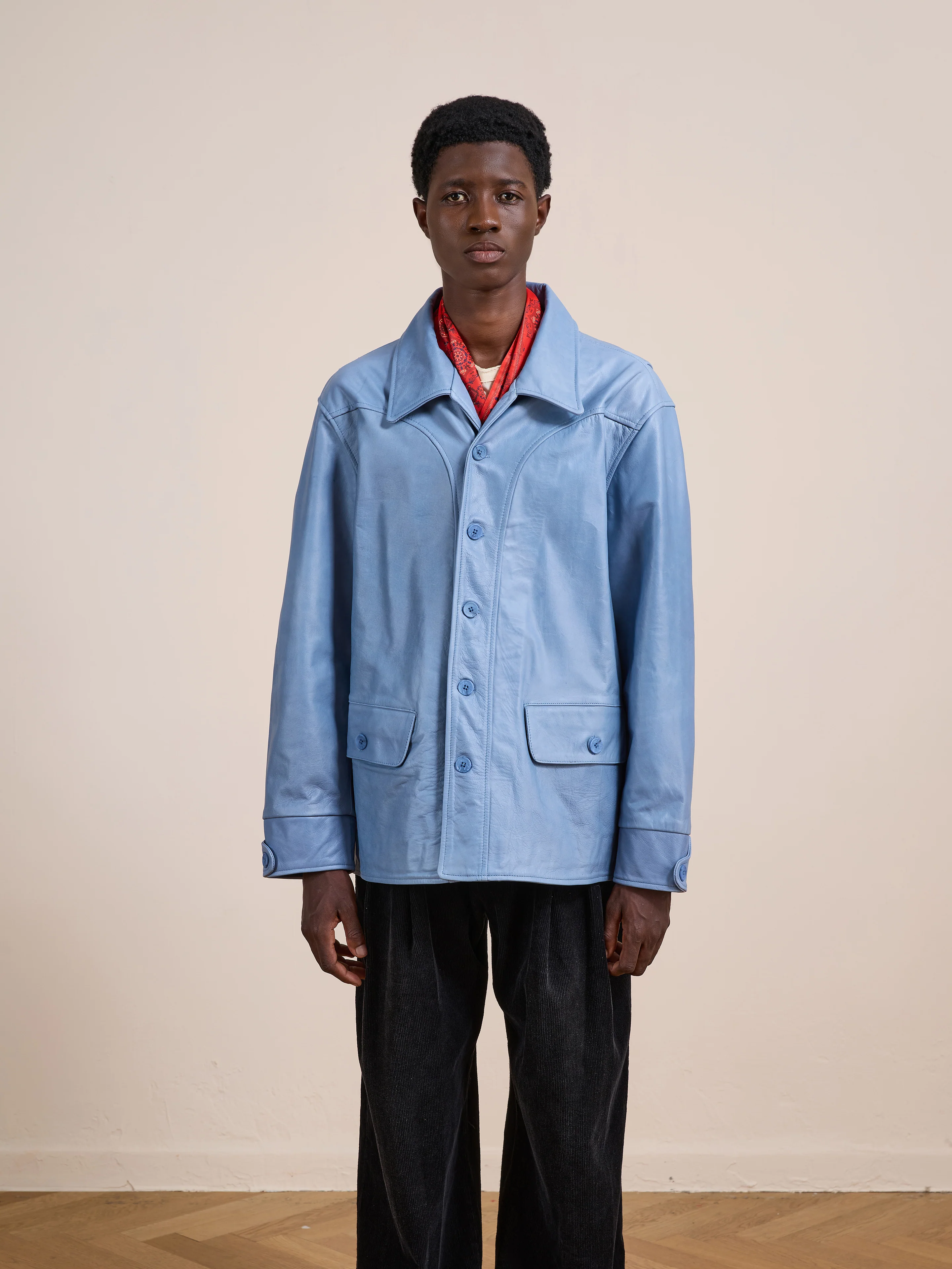 Leather Field Jacket - Image 17