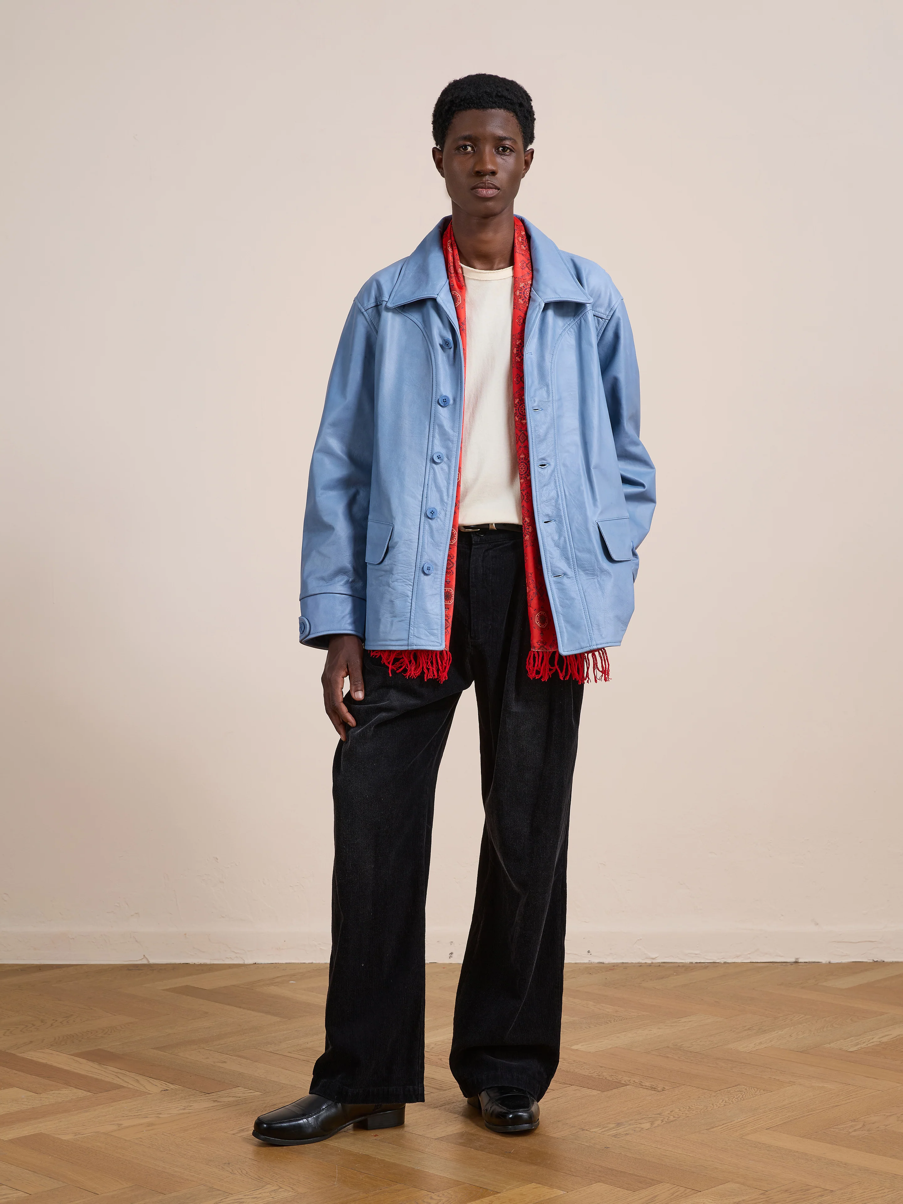Leather Field Jacket - Image 4
