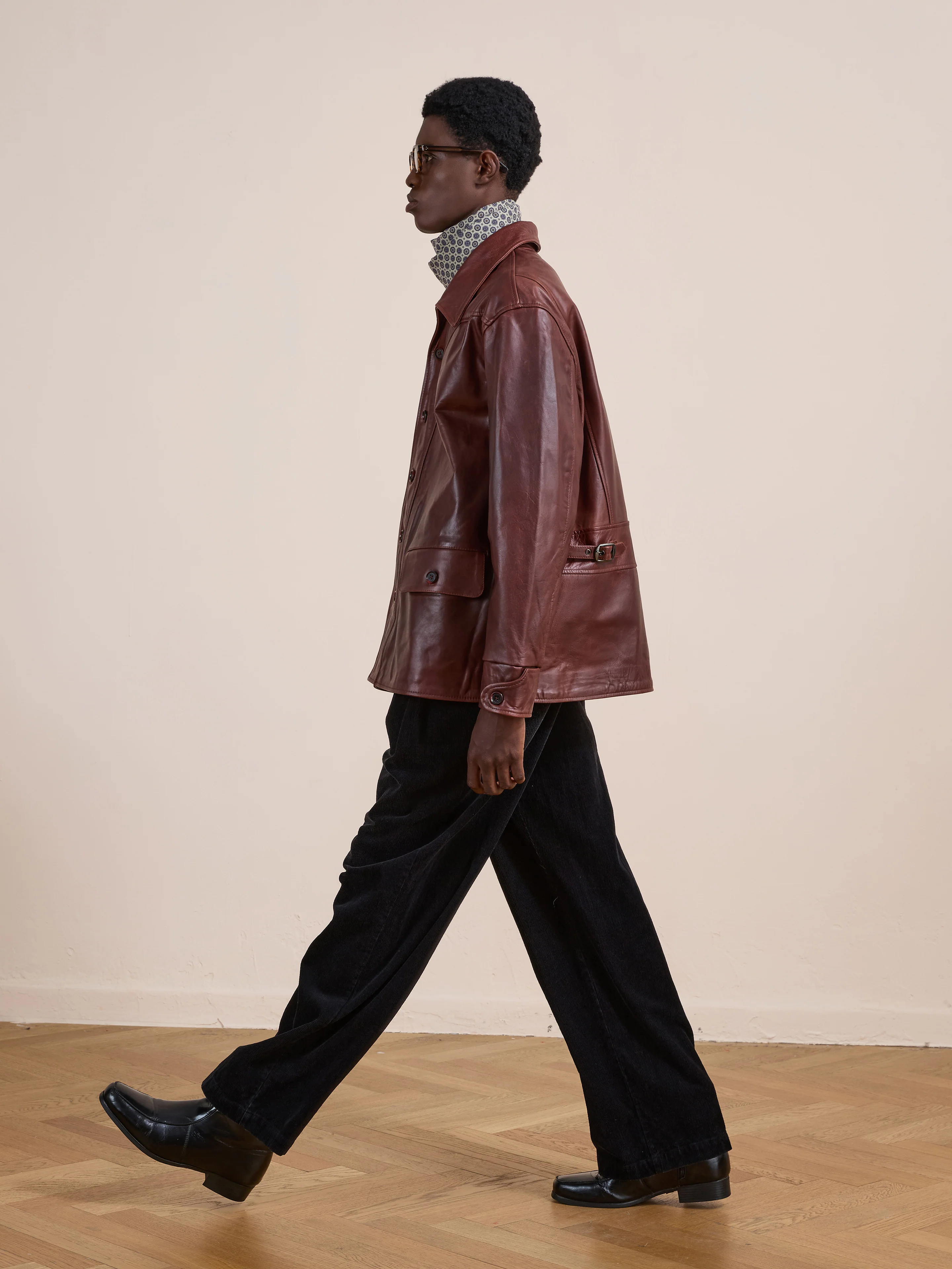 Leather Field Jacket - Image 10
