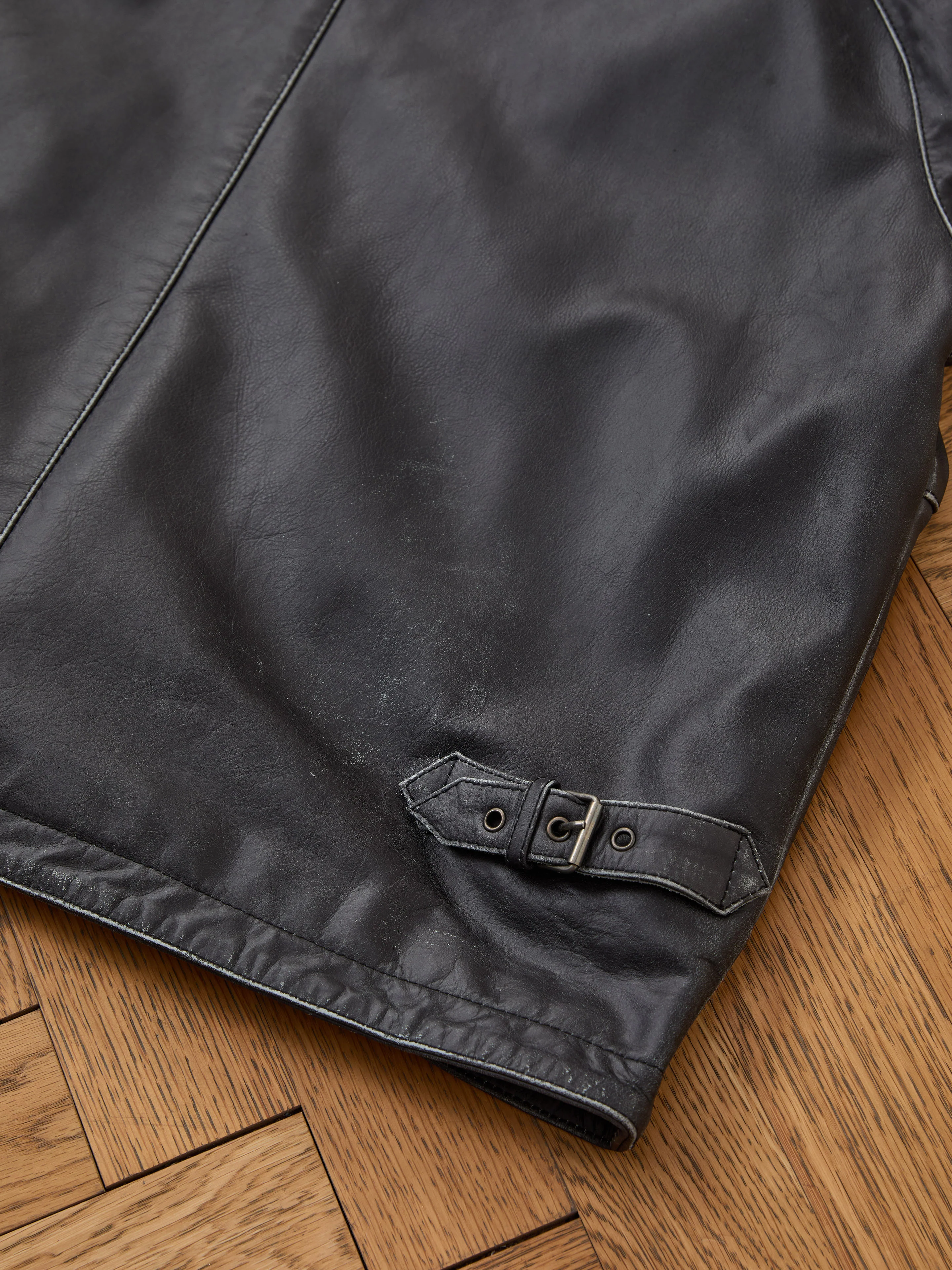 Leather Track Jacket - Image 11
