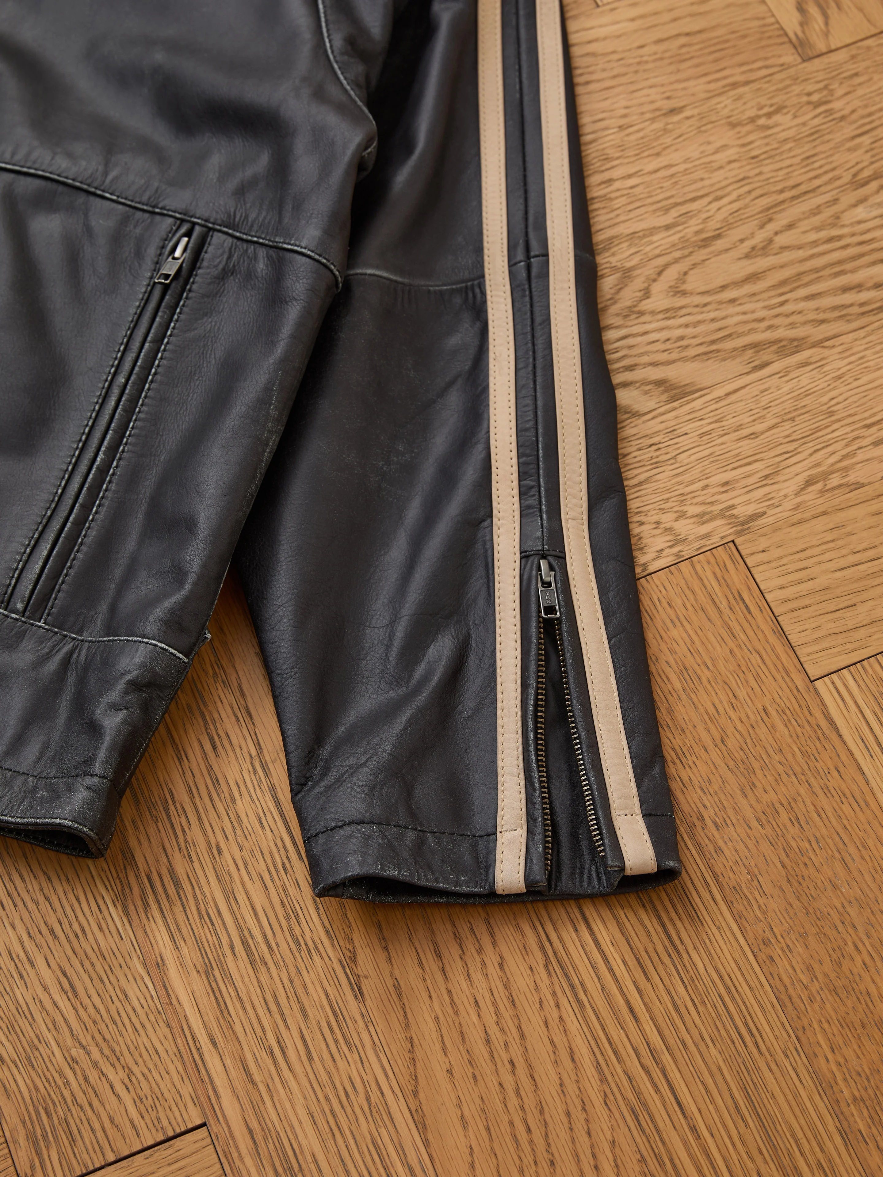Leather Track Jacket - Image 12