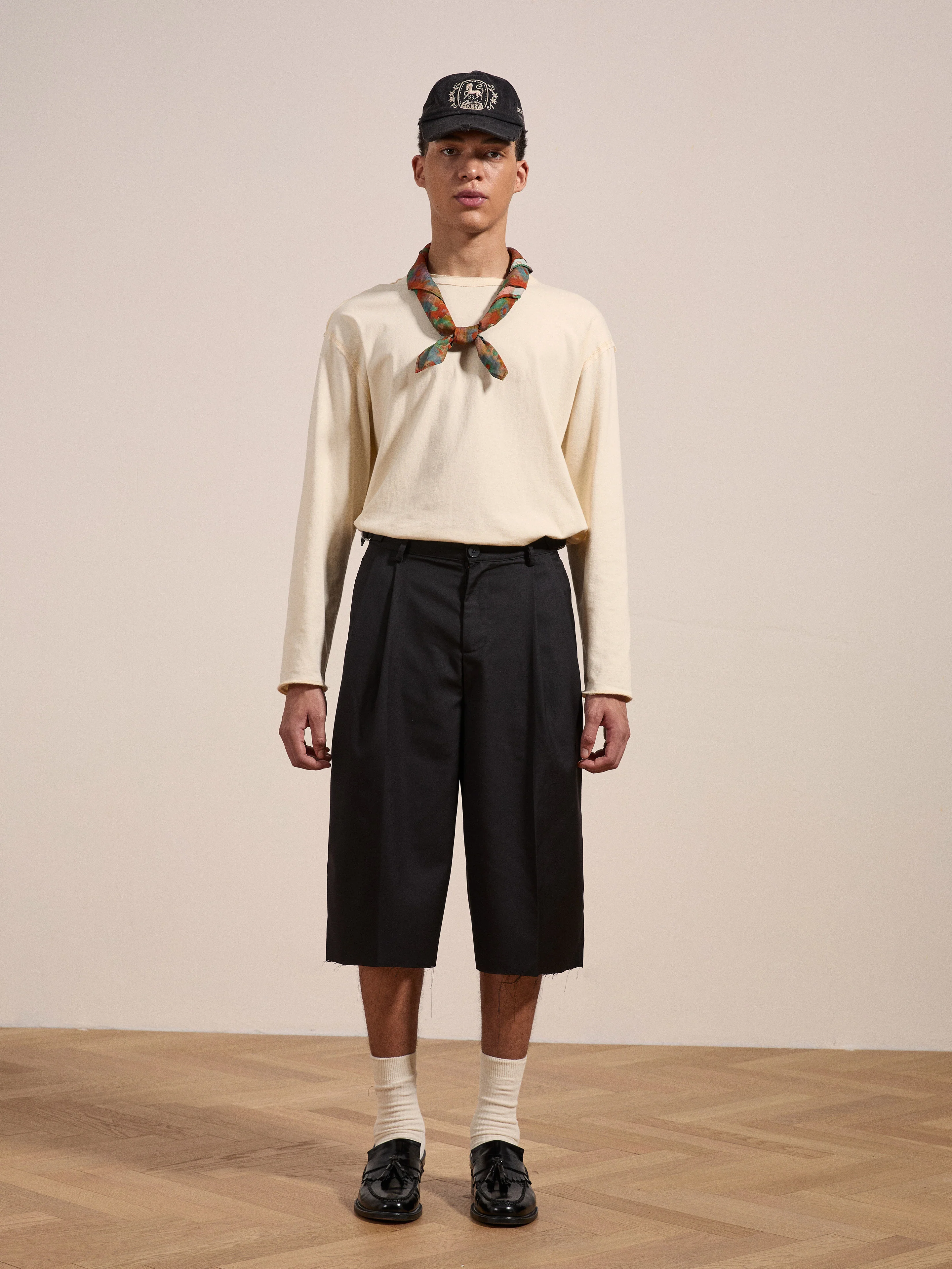 Pleated Trouser Shorts - Image 2