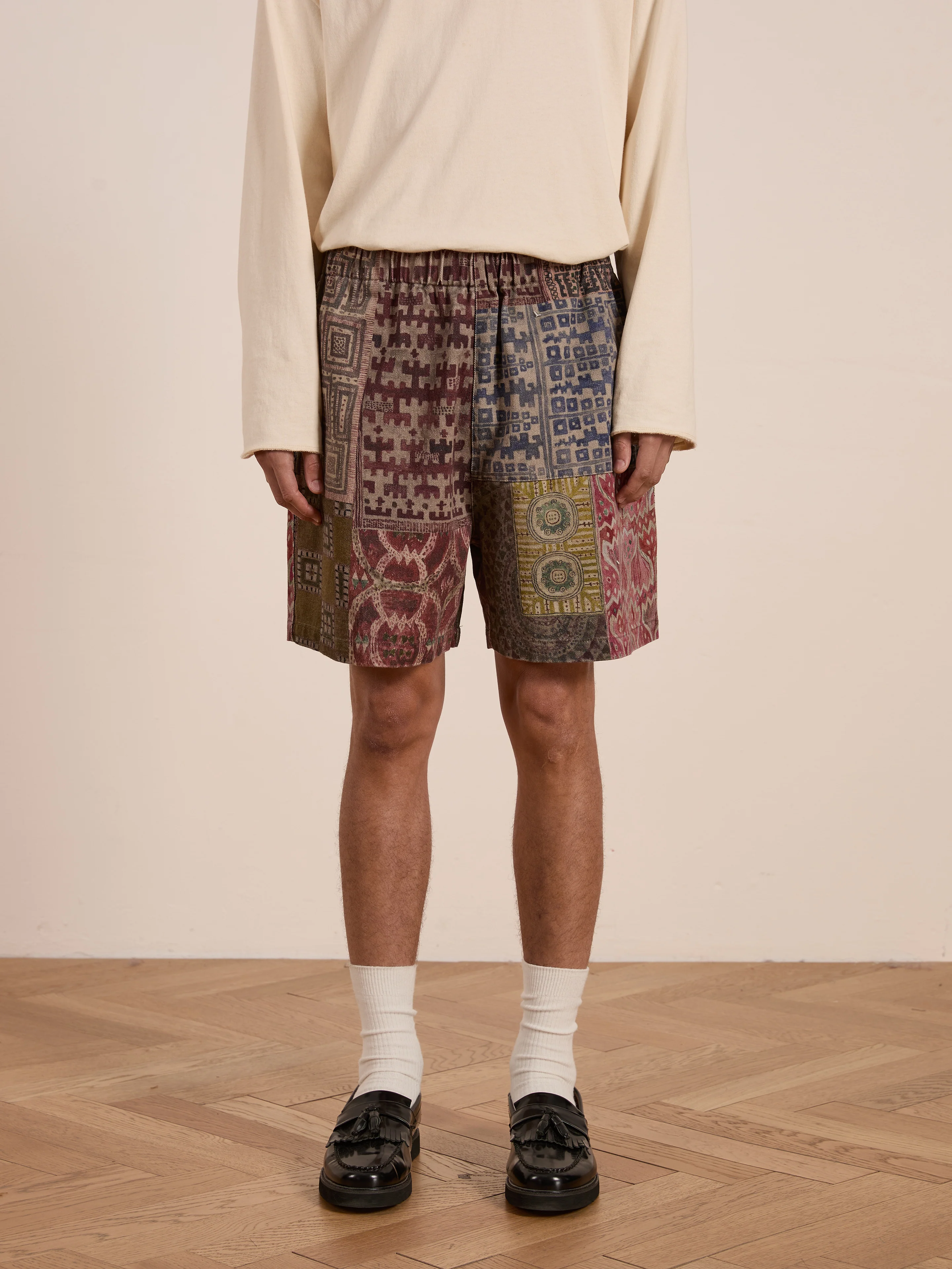 Watercolor Mosaic Work Shorts