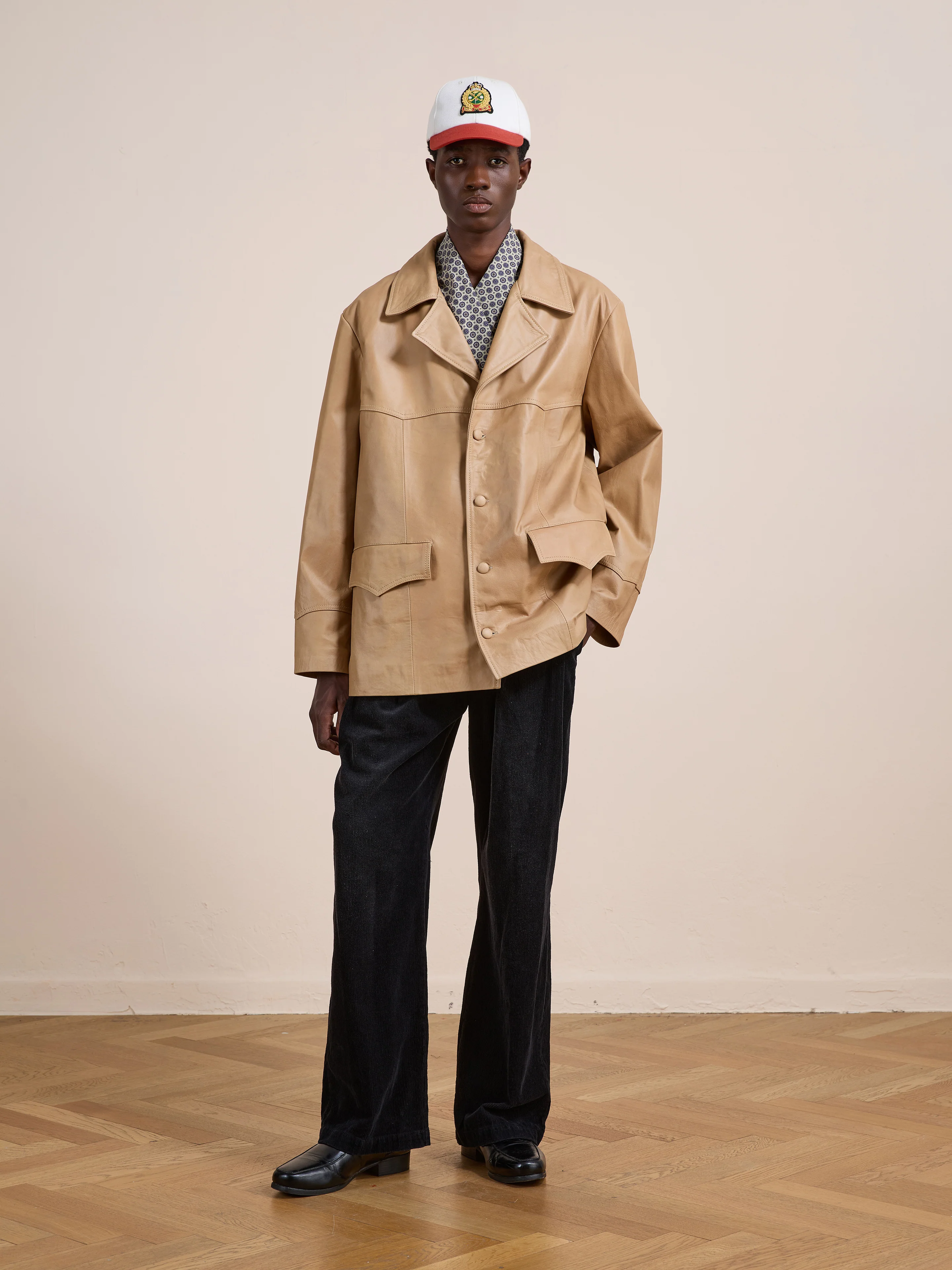 Western Oversized Leather Blazer - Image 14