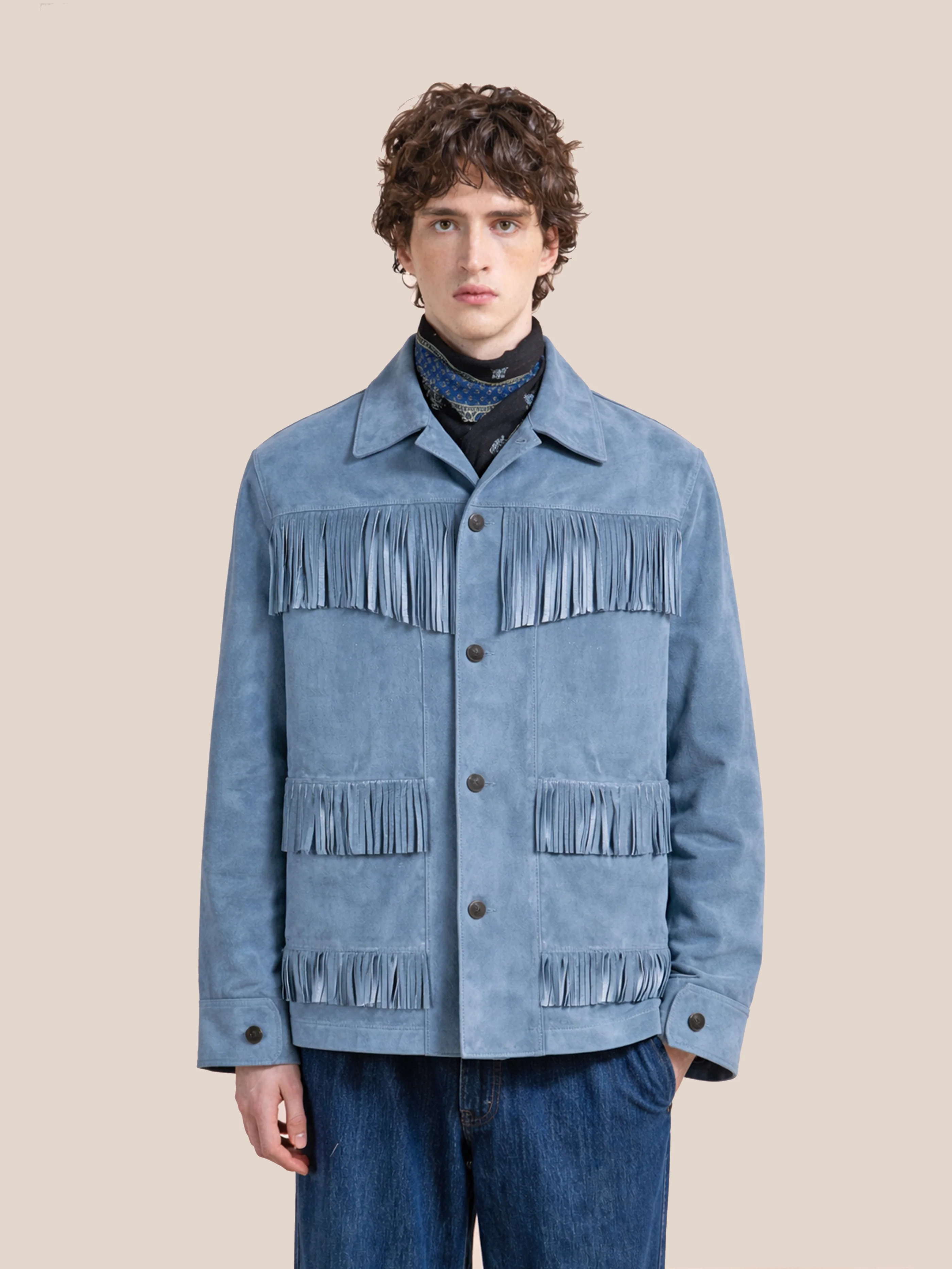Western Suede Fringe Jacket