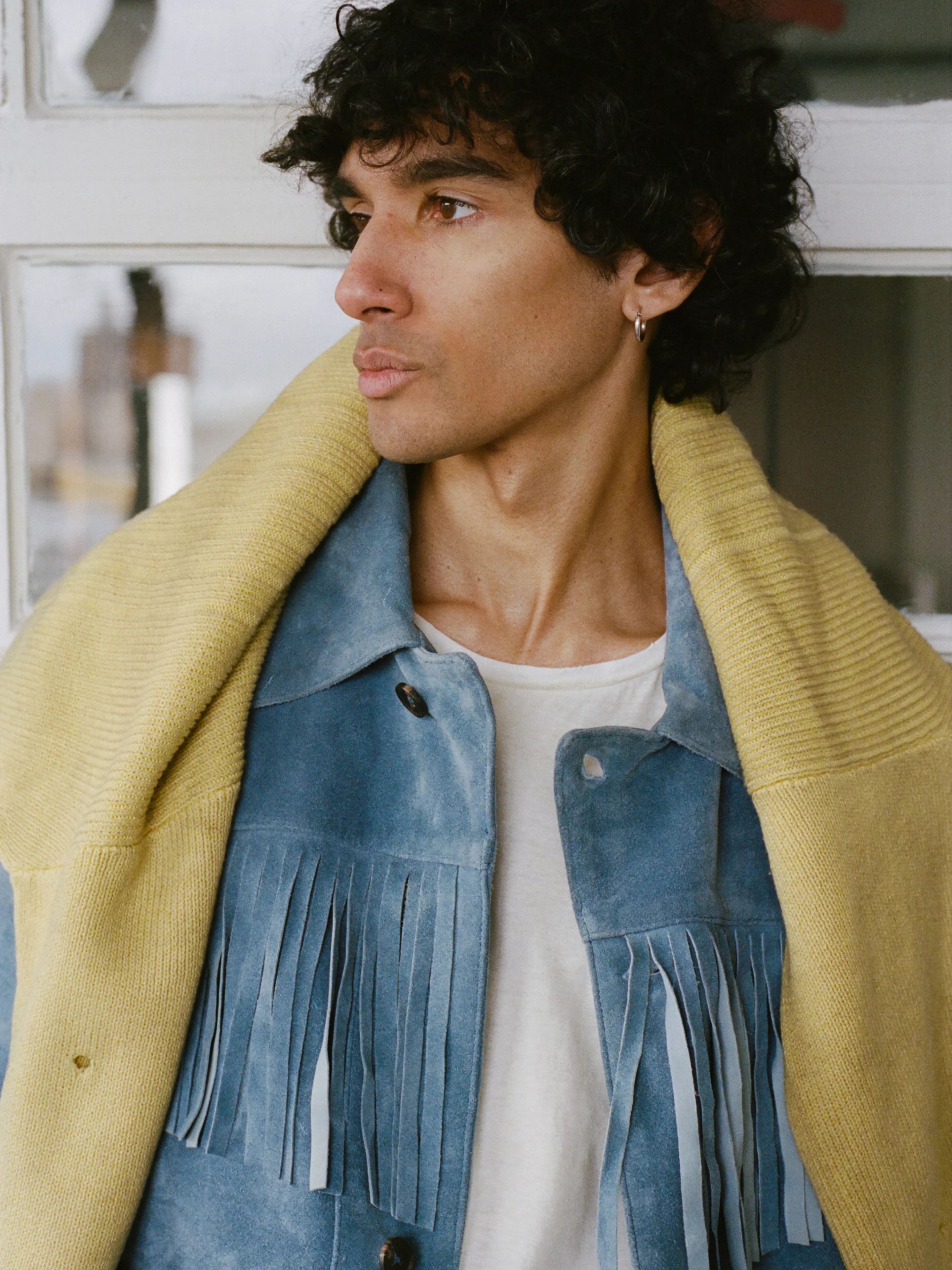 Western Suede Fringe Jacket - Image 5
