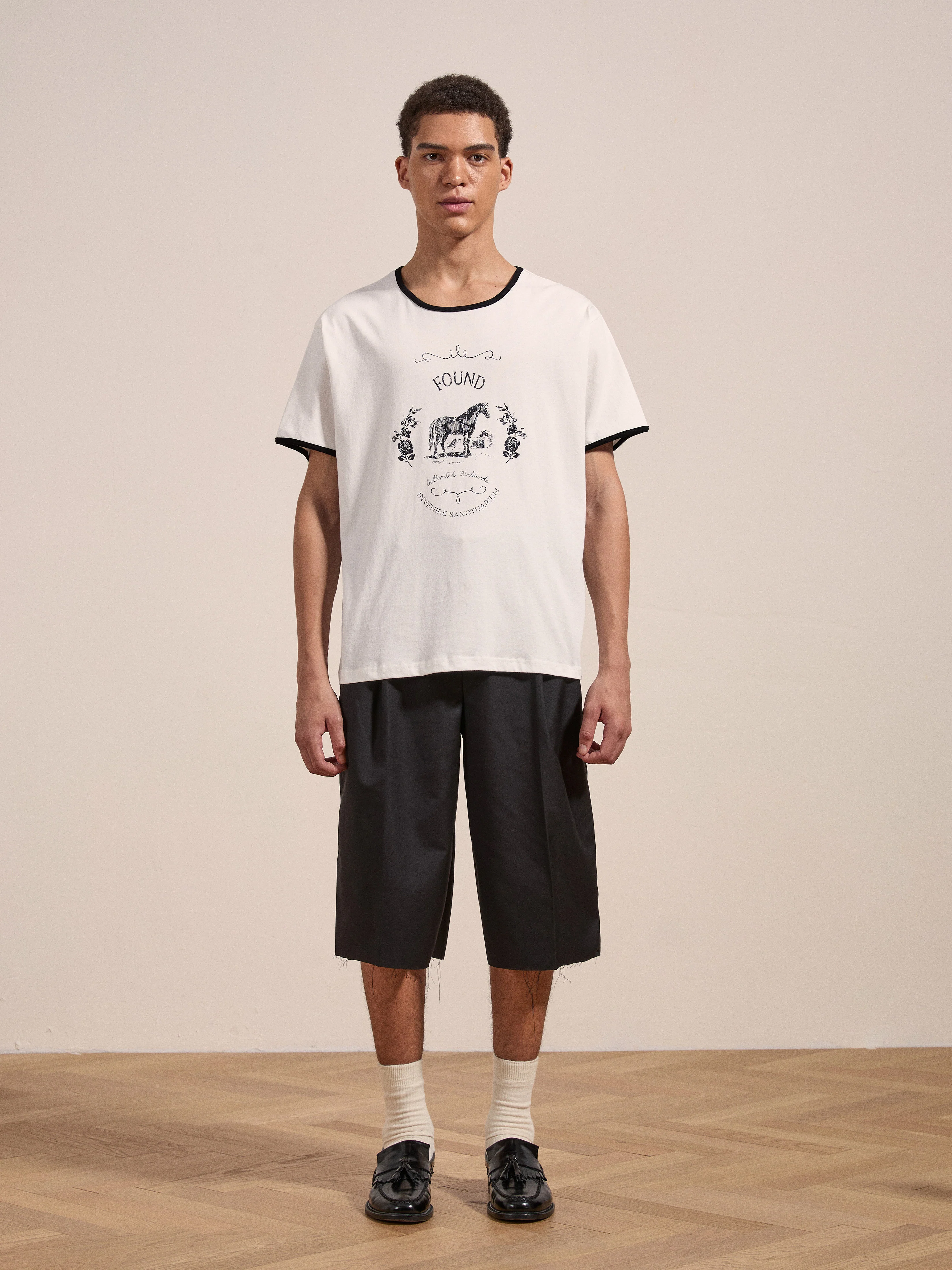 Horse Crest Ringer Tee - Image 2